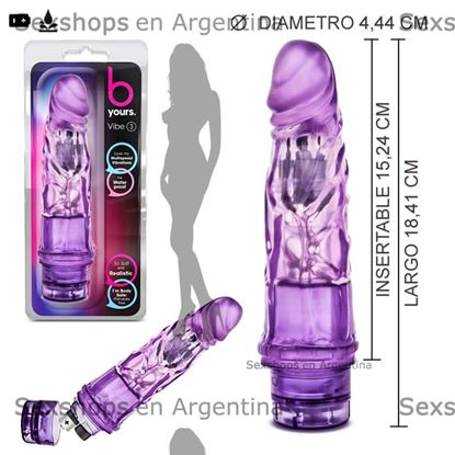 Vibrador multi vibracion violeta